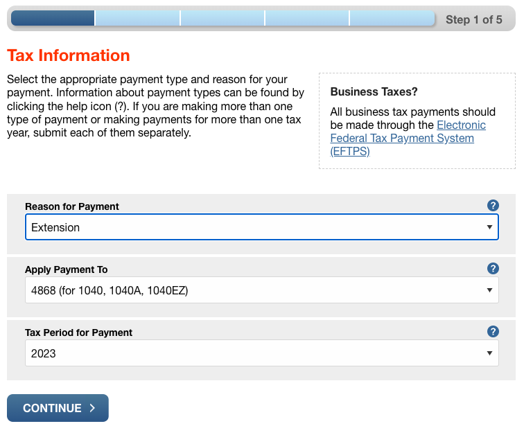 How to submit a federal extension payment Heard